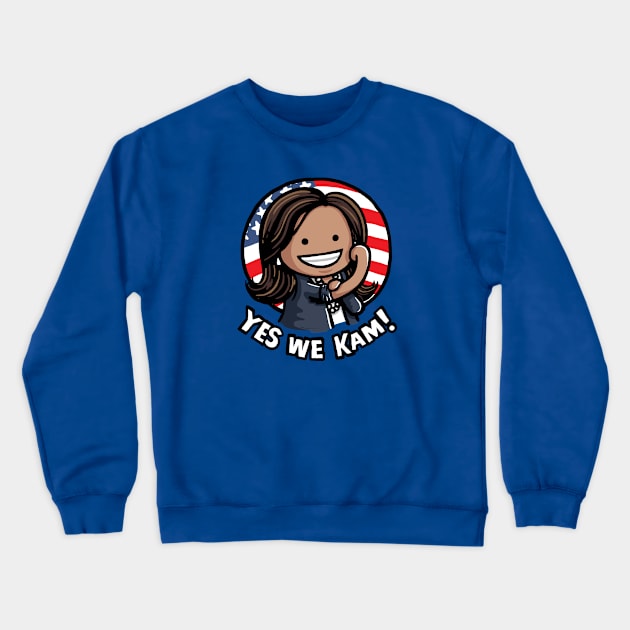 Yes We Kam! Crewneck Sweatshirt by Walmazan